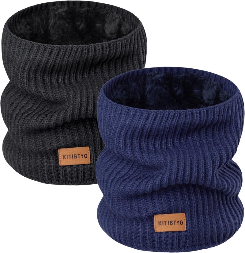 KITIBTYG Winter Neck Gaiters & Ski Mask,Winter Fleece Neck Warmer Face for Men &Women Windproof Gift - Image 1